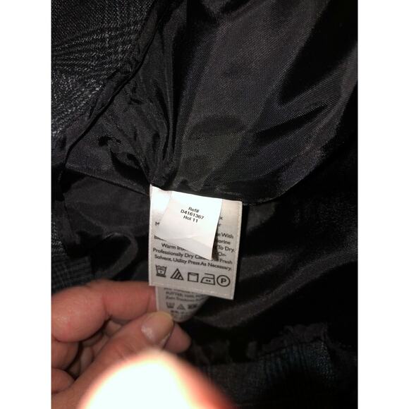 Eddie Bauer Preppy Academia Gray & Black Plaid Skirt 10 - Picture 7 of 10